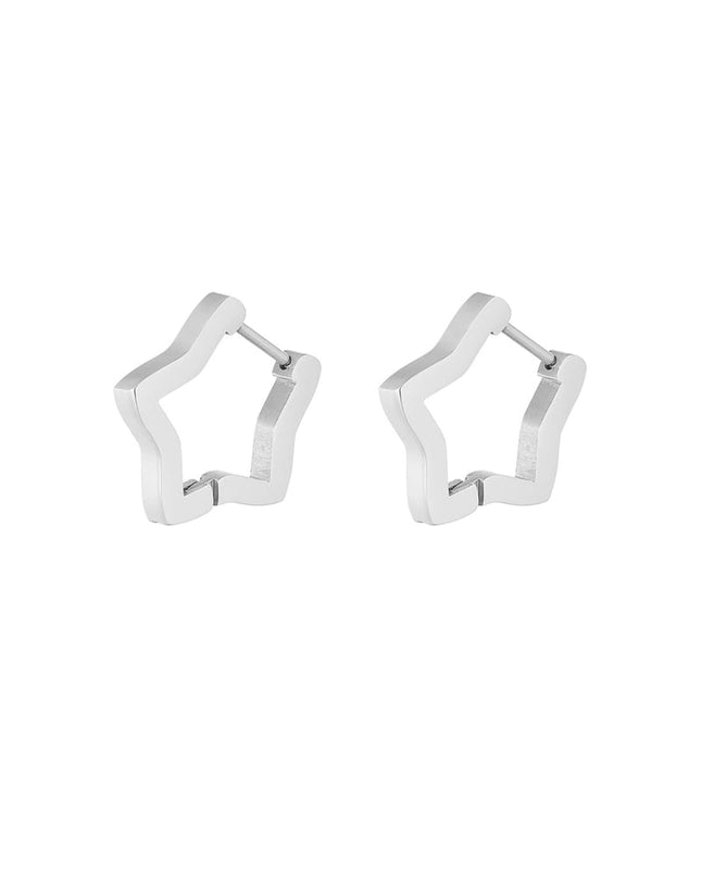 basic ster oorbellen medium