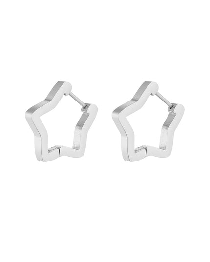 basic ster oorbellen groot