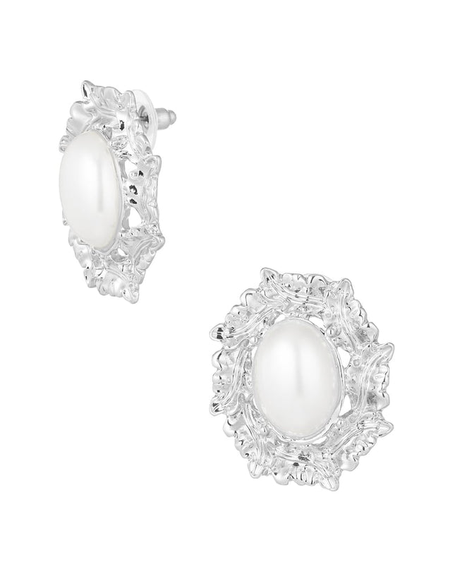 vintage parel oorbel