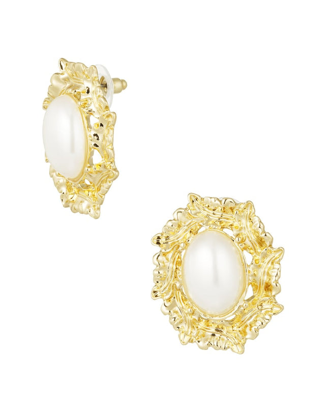 vintage parel oorbel