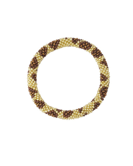 Kralenarmbandje figuur - Goud kleur/bruin