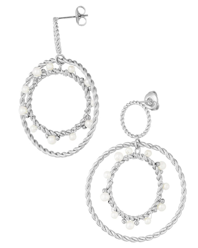 oorbellen met ronde hangers