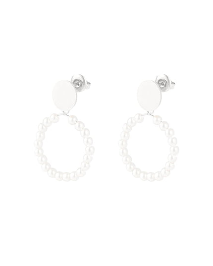 oorbellen ronde parel