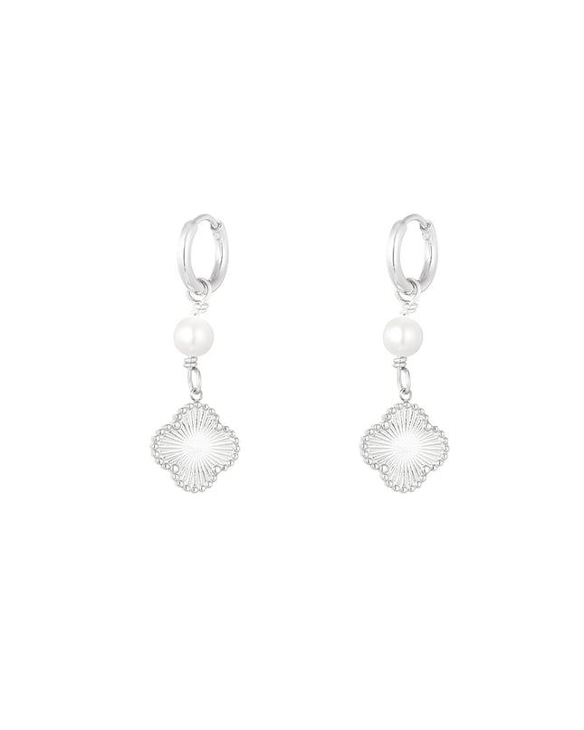 oorbellen klaver parel dream