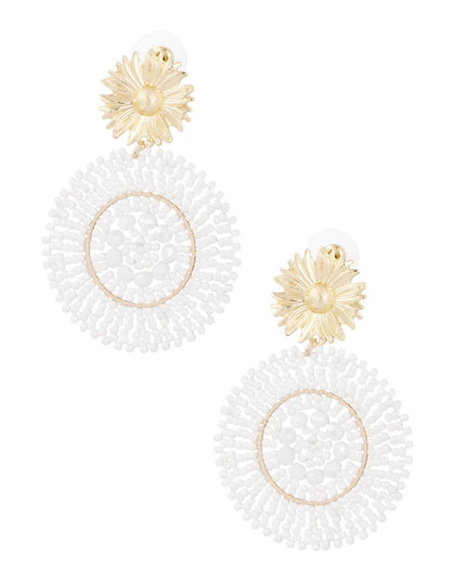 Oorbellen vivid glass beads