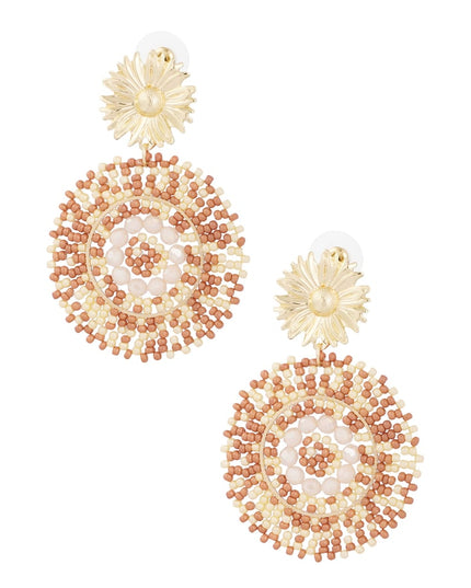 Oorbellen vivid glass beads