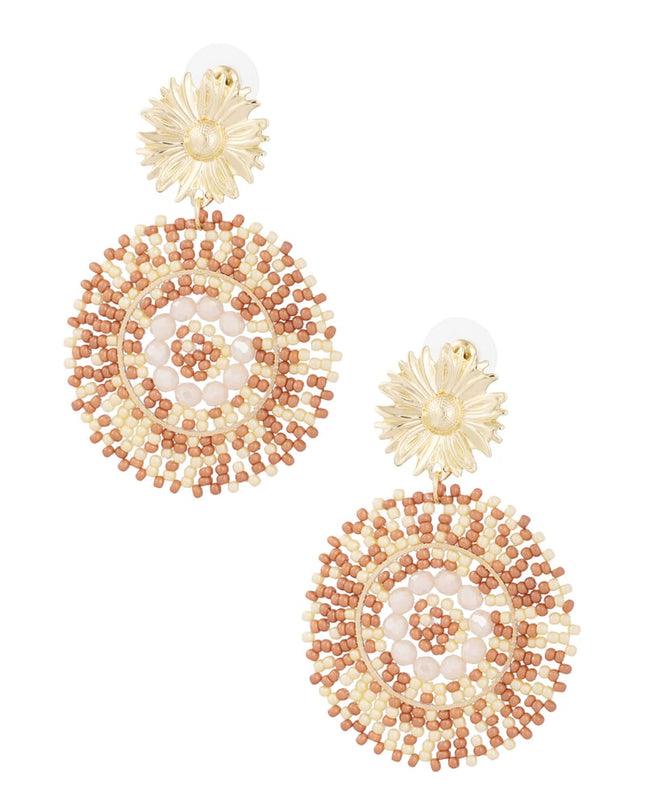 Oorbellen vivid glass beads