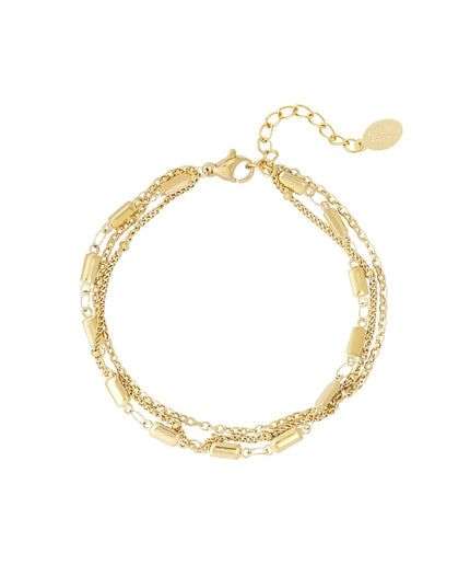 driedubbele klassieke armband