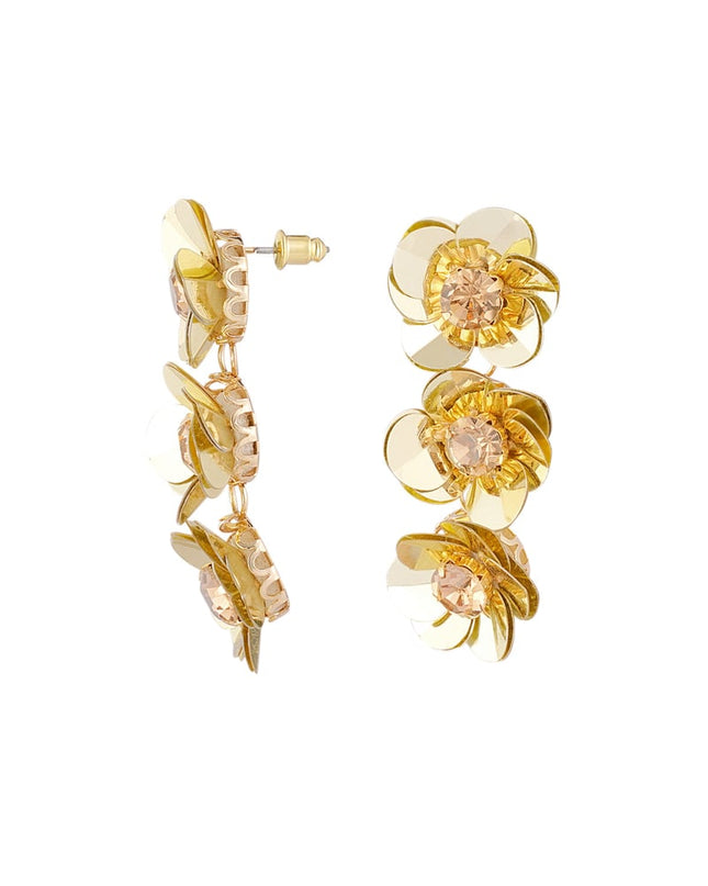 zomerse bloemen trio oorbellen