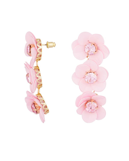 zomerse bloemen trio oorbellen