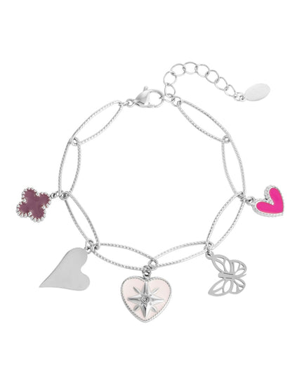 bedelarmband lovely butterfly