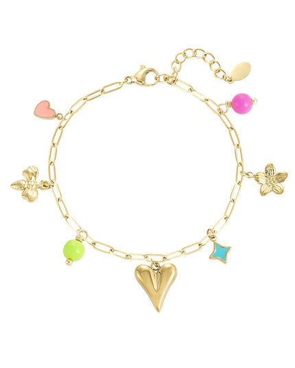 bedelarmband color splash