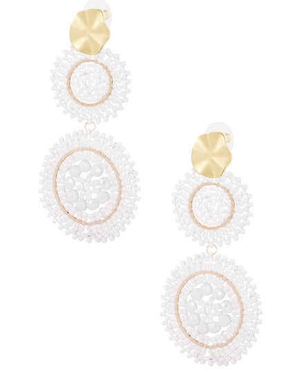 oorbellen sunflower glas