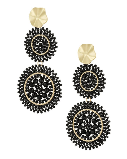 oorbellen sunflower glas