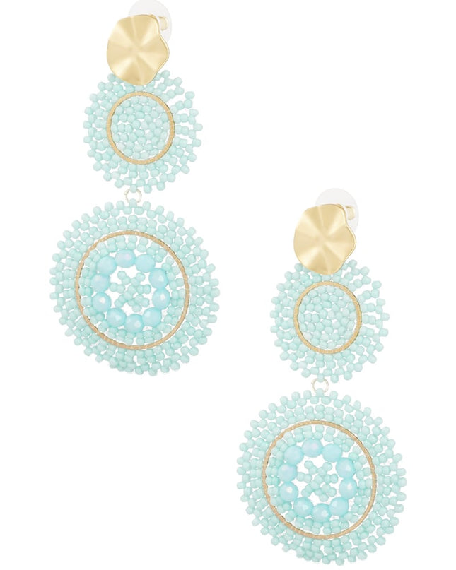 oorbellen sunflower glas