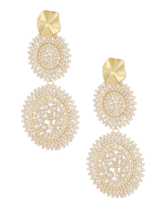 oorbellen sunflower glas