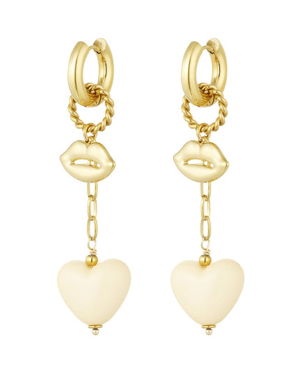 oorbellen love on the lips