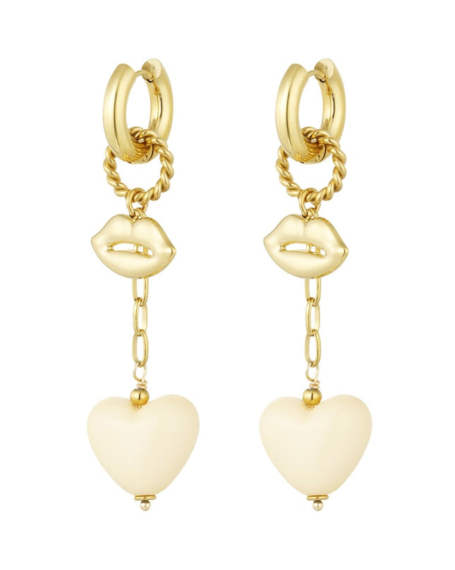 oorbellen love on the lips