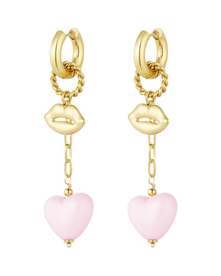 oorbellen love on the lips