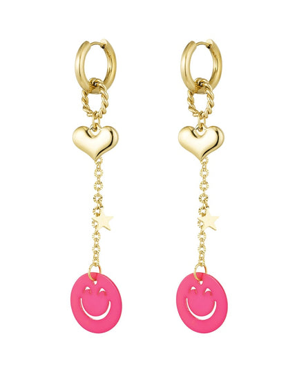 Oorbellen love to smile