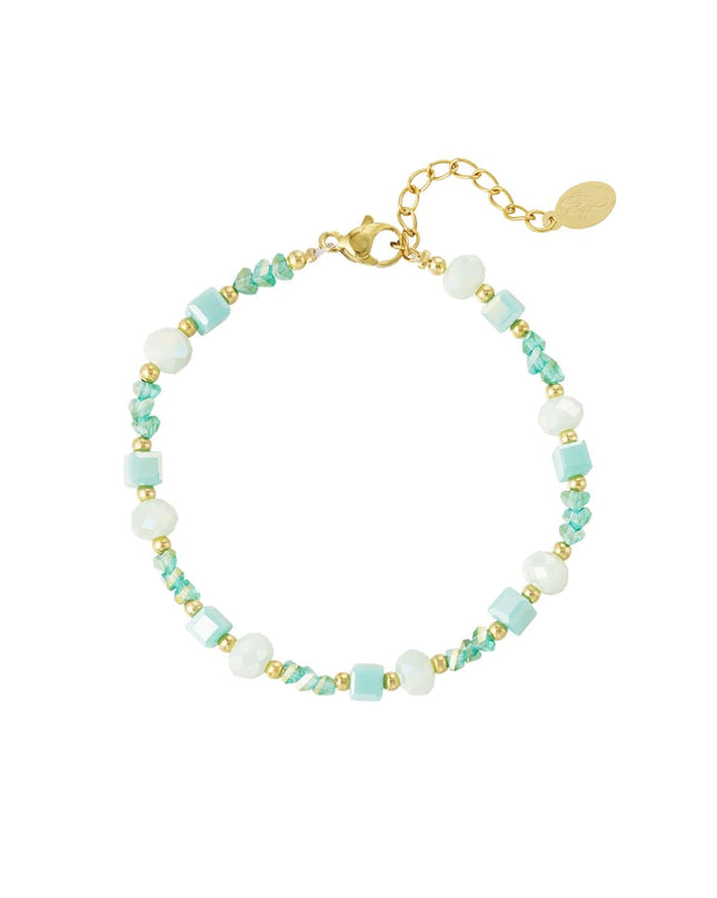 armband twisted love - groen 