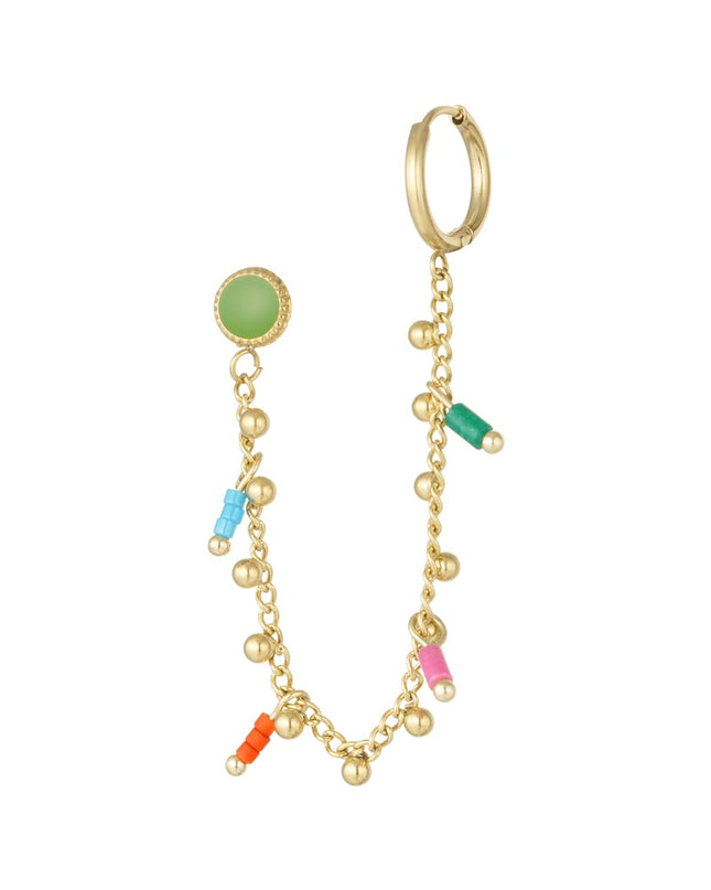 messy colors oorbellen