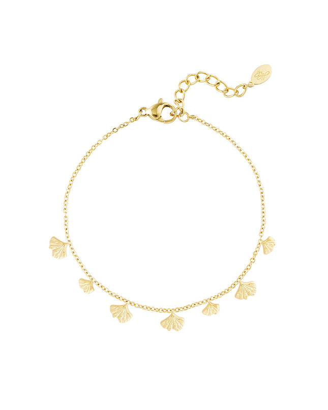 klassieke armband met schelp bedels