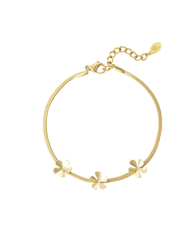 armband 3 basic bloemtjes