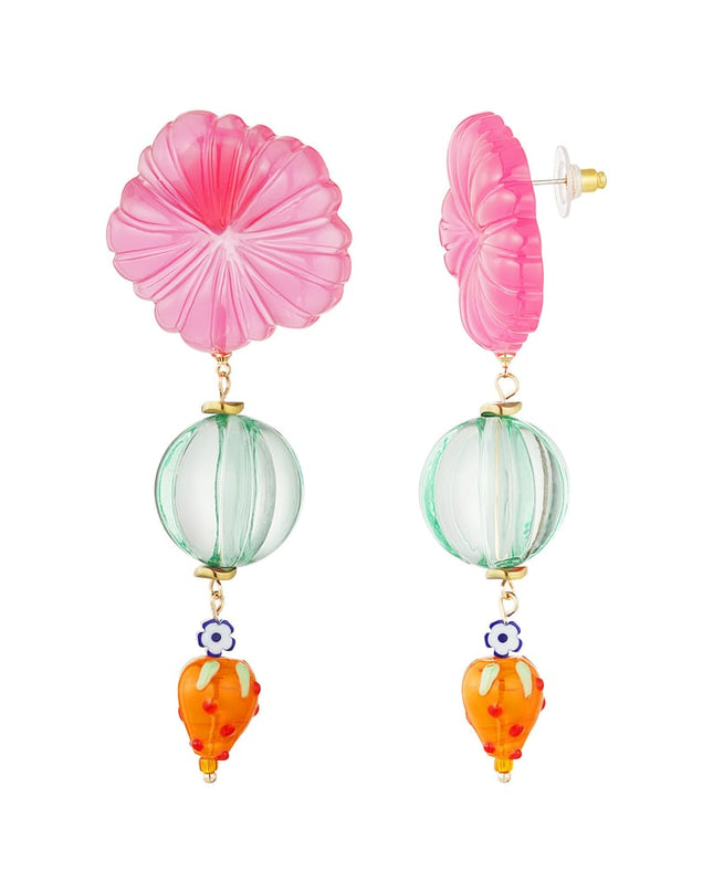 Strawberry love oorbellen