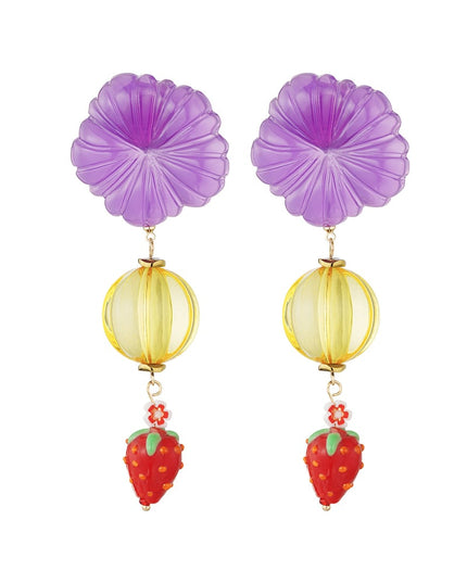 Strawberry love oorbellen