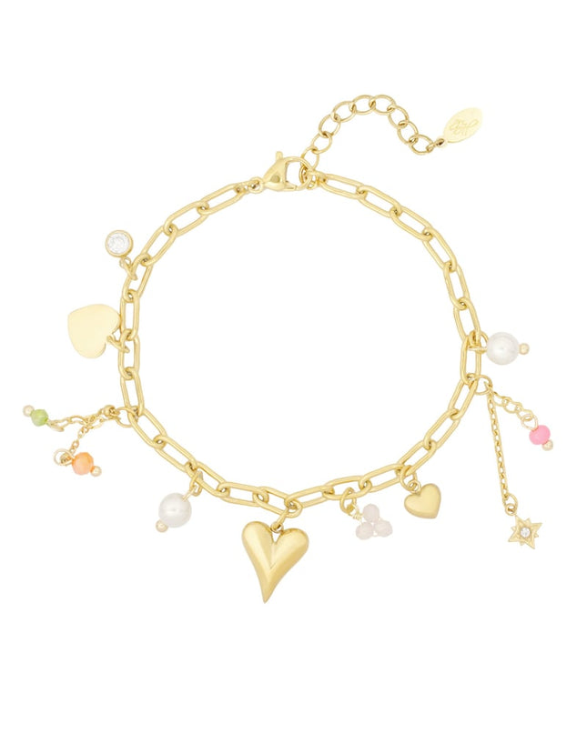 bedelarmband amore color