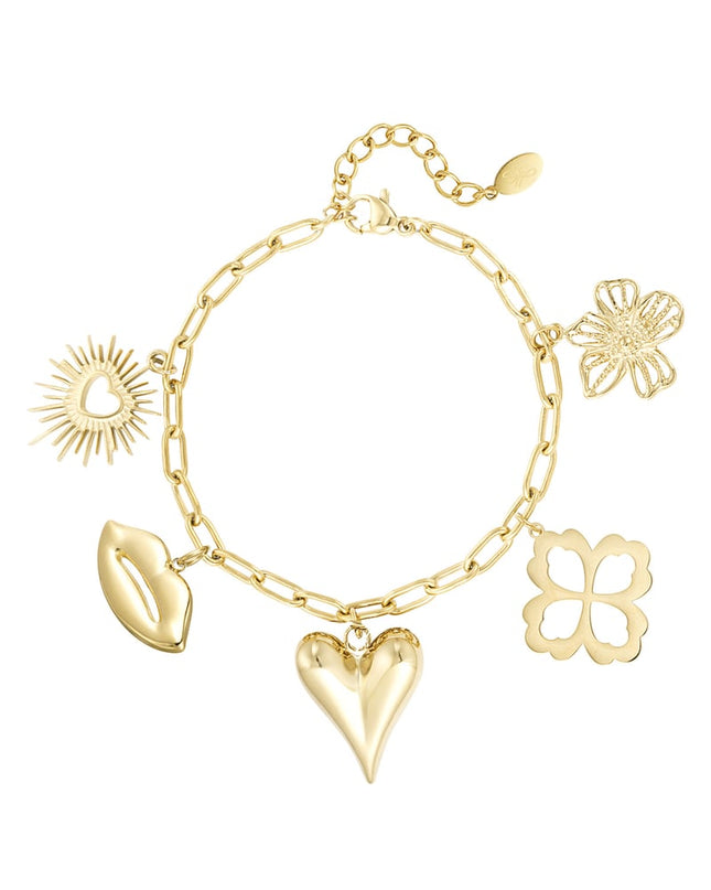 bedelarmband floral lovers