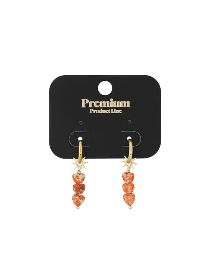 oorbellen triple hart ster