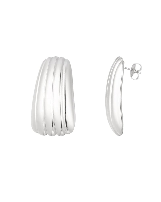 simpele streep oorbellen