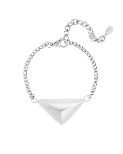 gevouwde driehoek armband