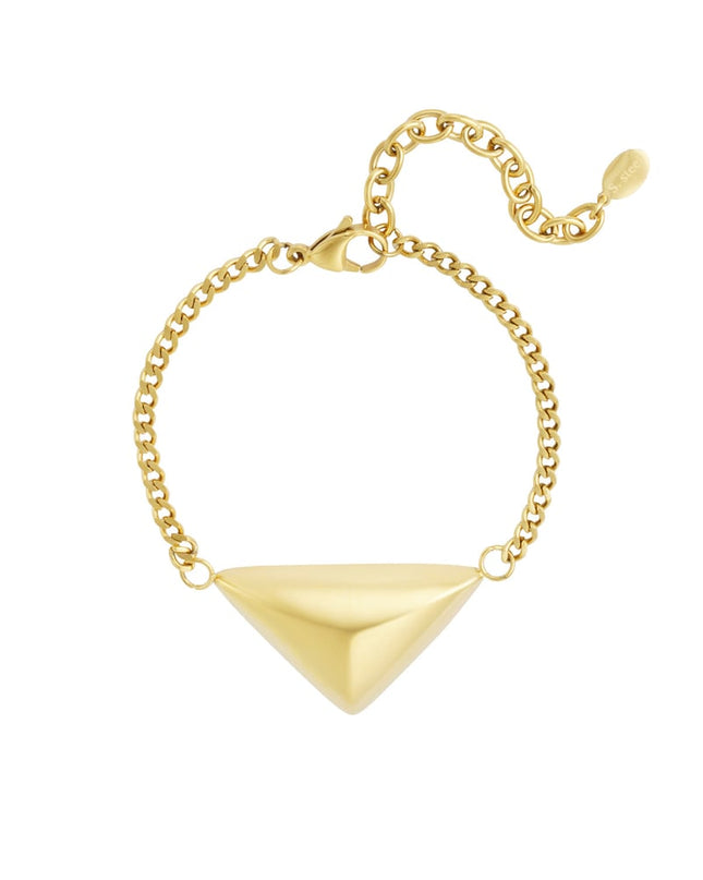 gevouwde driehoek armband