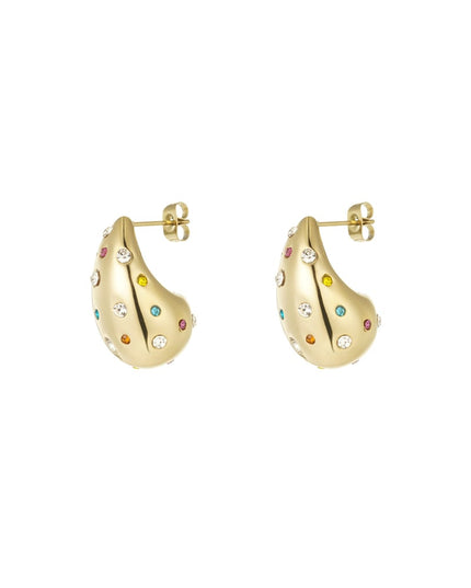 Druppel oorbellen dazzling days - multi