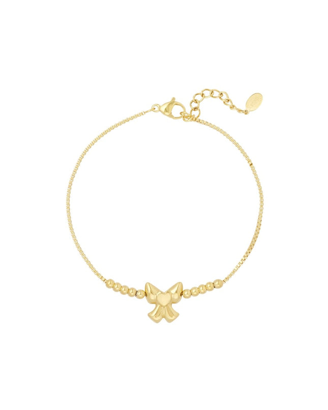 cute strik met kralen armband