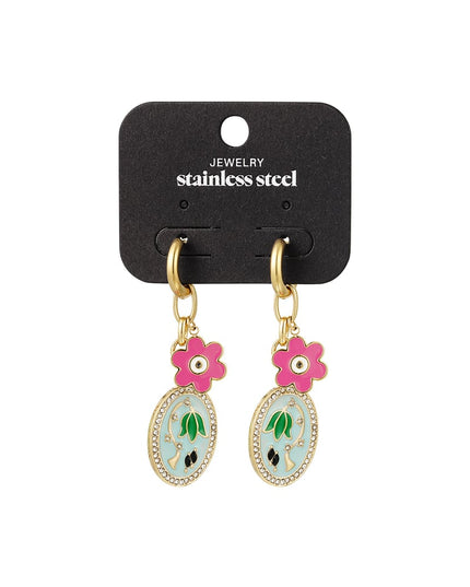 oorbellen flower bouquet