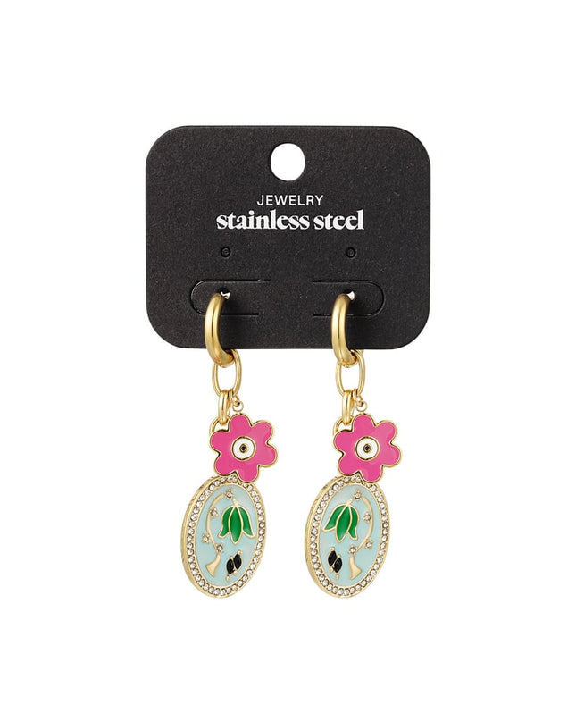 oorbellen flower bouquet