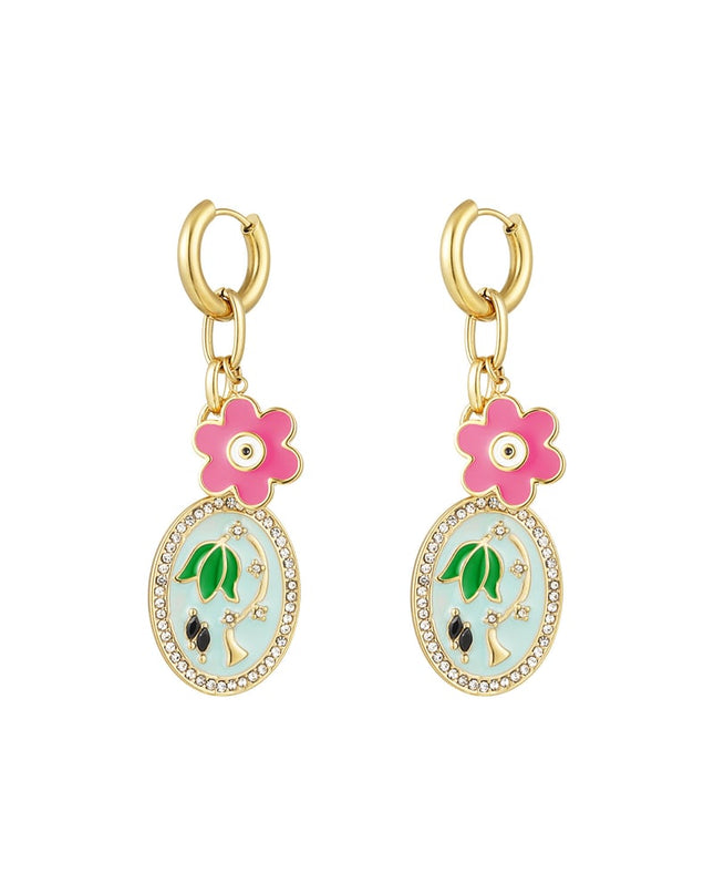 oorbellen flower bouquet