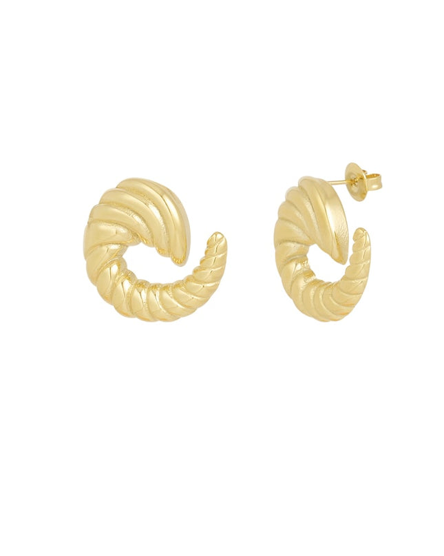 klassieke gedraaide oorbellen