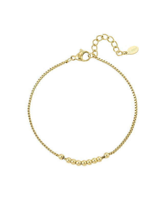 simpele armband met bolletjes