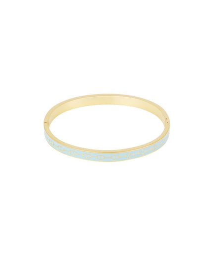 Slavenarmband met kleurrijke print - bleekroze