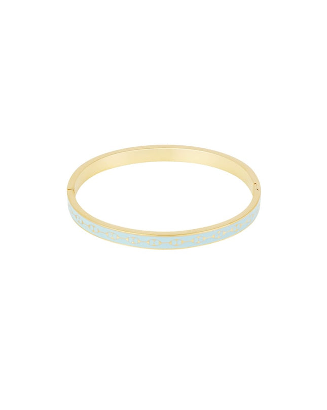 Slavenarmband met kleurrijke print - bleekroze