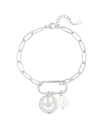 smiley schakelarmband