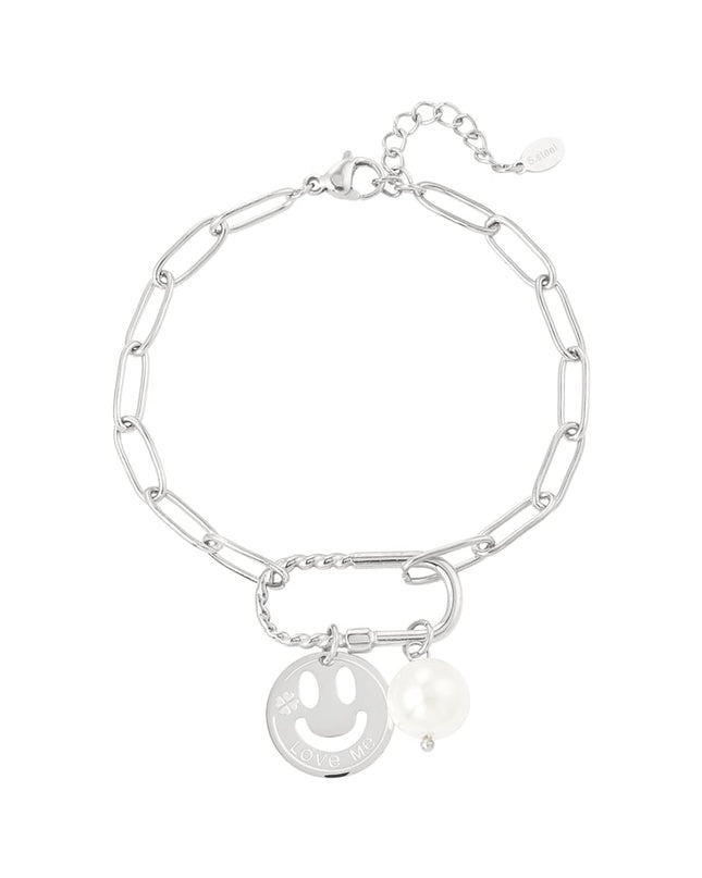 smiley schakelarmband