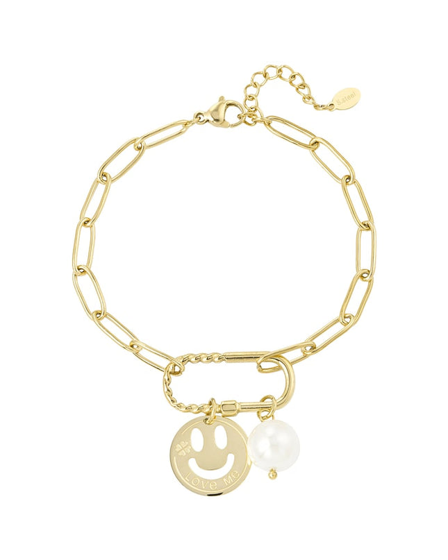 smiley schakelarmband