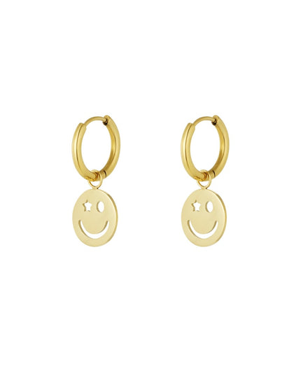 oorbellen be happy smiley
