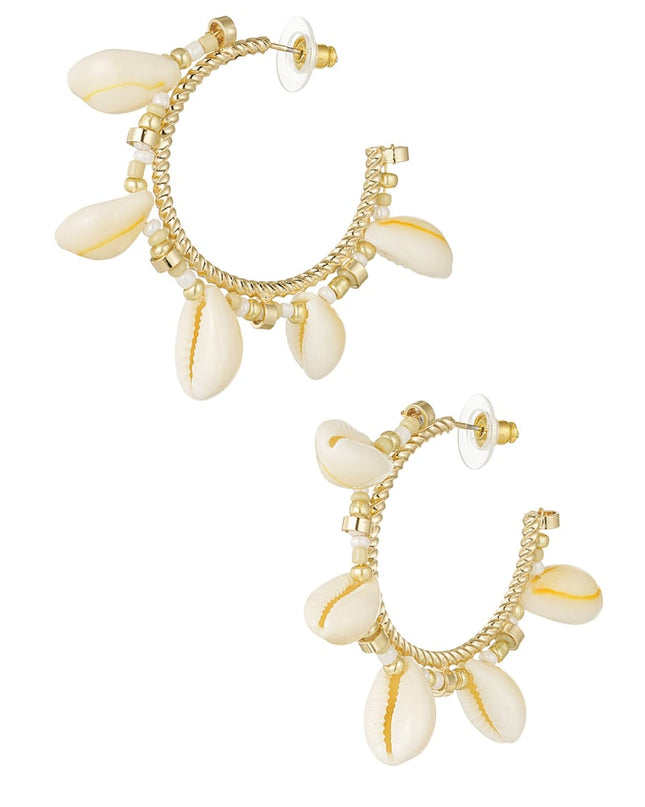 Oorbellen shell statement